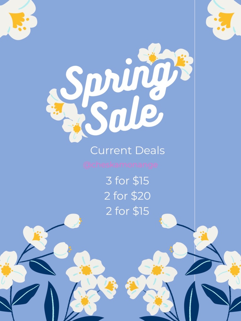 Spring Sale 🌸 @cheskamonange closet 📬📦📬📦
Women, Men and Kids